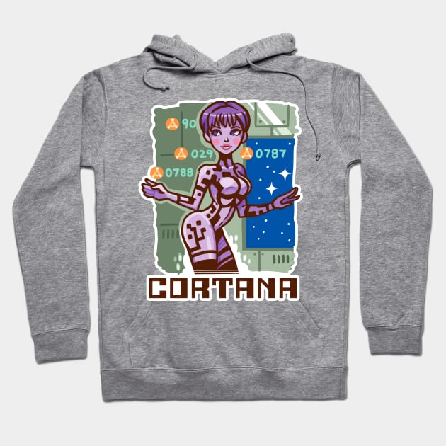 Retro Game Ai Cartoon Character Hoodie by dposhirts